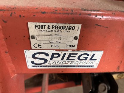 Bild 2:Mähwerk Fort & Pegoraro F 25-5