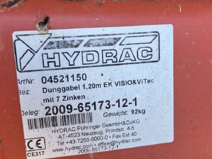 Dunggabel Hydrac 1,2m