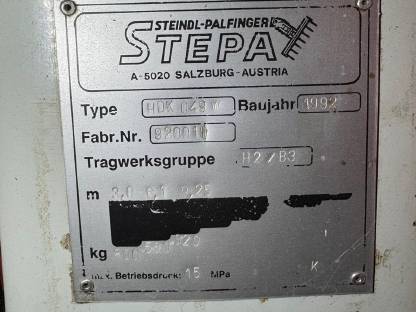 Bild 4:STEPA Hängedrehkran Heukran HDK 049