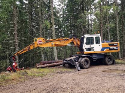 Bild 2:Hyundai Baggerprozessor mit Woody 50