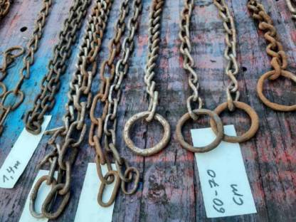 Bild 3:Verschiedene Kettenstücke