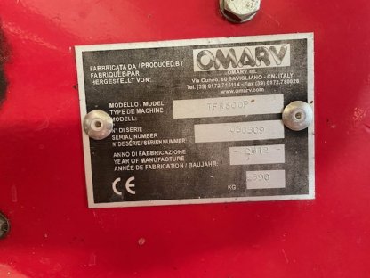 Bild 3:Omarv TFR600P Mulcher