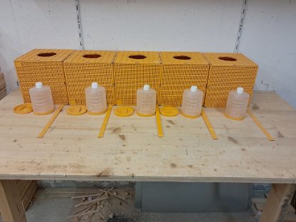 5x Multibox für Bienentransport