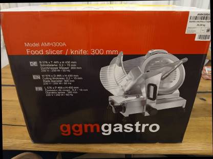 Aufschnittmaschine ggmgastro AMH300A