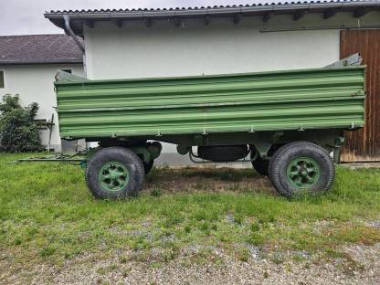 Bild 4:Anhänger, 2-Achser, 15 t Nzl., guter Zustand, ehem. Luftkipper