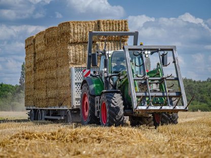 Bild 2:Stroh Ernte 2025