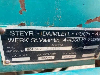 Bild 3:Steyr Hamster 802V – gebrauchter Ladewagen