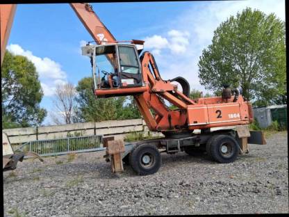 Bild 4:Atlas 1804 Umschlagbagger Schrottgreifer