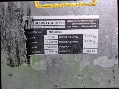 Schwaighofer TD-10 Kipper