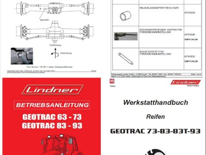 Bild 4:Werkstatthandbuch Lindner Geotrac 63 - 73 - 83 - 93 - 103
