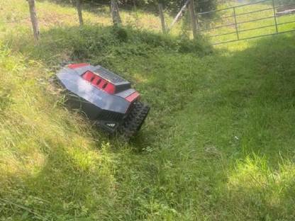 Mulcharbeiten Raupenmulcher