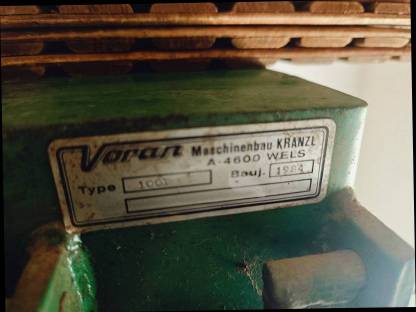 Bild 4:Voran Obstpresse P100