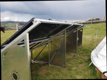 Bild 5:Agri PV, Freiflächen-Unterkonstruktion, Photovoltaikanlage