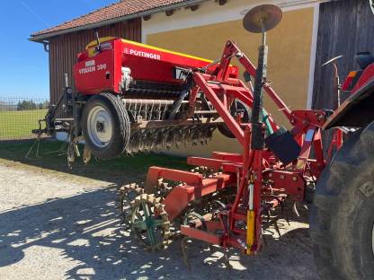 Bild 2:Pöttinger Vitasem 300 mit Kverneland KLB 300