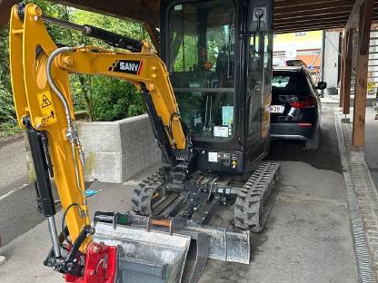 Bild 3:Bagger mieten, Minibagger Sany SY18C