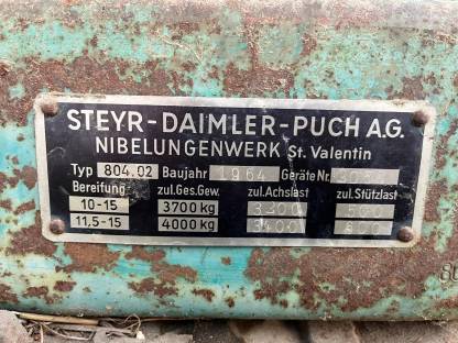 Bild 6:Steyr Hamster Ladewagen