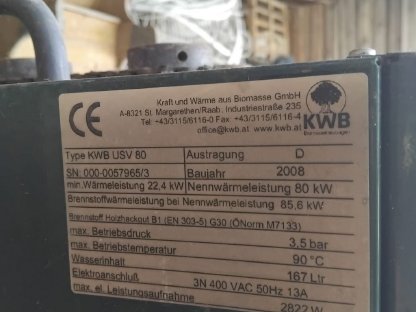 Bild 6:KWB USV 100 Hackschnitzelofen