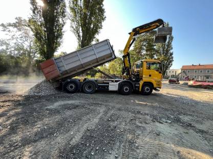 Bild 2:LKW MAN TGS Abrollkipper Palfinger - Ladekran PK22002EH