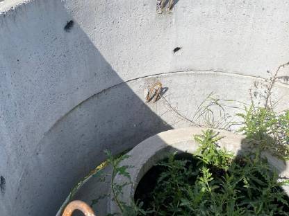 Bild 2:Sickerschacht