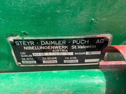 Bild 3:Ladewagen Steyr Hamster 802