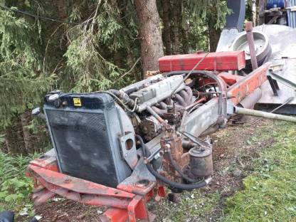 Bild 2:Holzhäcksler, Hackgut