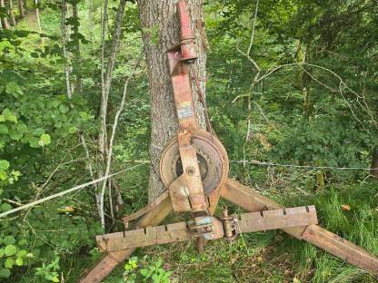 Bild 6:Seilwinde für Traktor