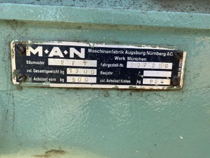 Bild 4:MAN 2F1 Oldtimer Traktor