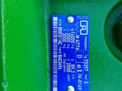 Bild 8:Anhängeschlitten John Deere 6R