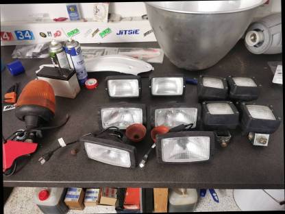 Bild 4:Lindner Geotrac 103 Scheinwerfer