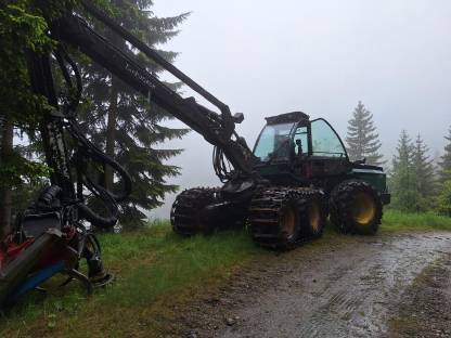 Timberjack Harvester