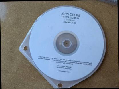 John Deere 2140 Werkstattbuch