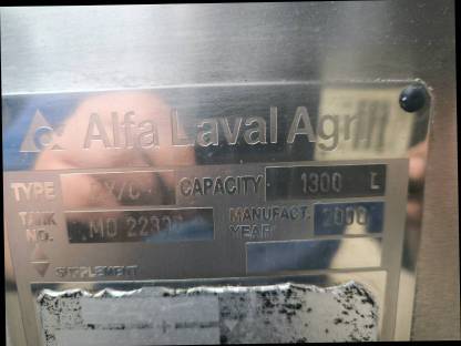 Bild 5:Milchtank Alfa Laval Agri DX/C