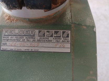 Bild 3:Kreissäge Felder BF 6/41