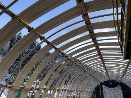 Bild 3:Rundbogenhalle 9,15 x 26 m