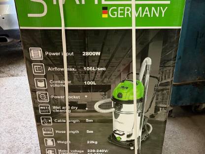 Industriesauger STAHLWERK 100 l – nagelneu & OVP – Power pur!