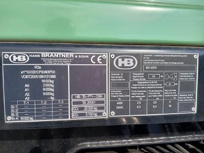 Bild 5:Brantner Anhänger TA 20051