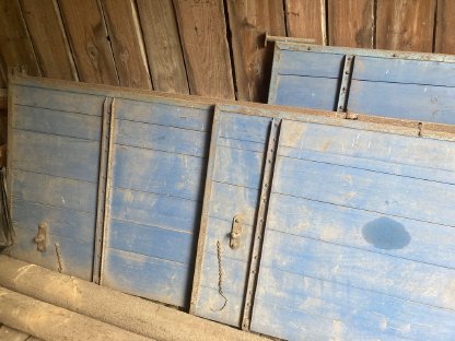 Bild 5:Miststreuer Mengele Doppeltrumpf ES20, Abschiebewagen