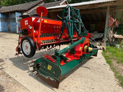 Bild 2:Kreiselegge mit Sämaschine Vogel Noot, Reform Semo 100, 3 m