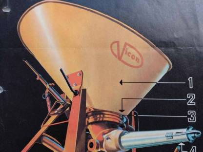 Bild 2:VICON Pendelstreuer Mineraldüngerstreuer auch für Obstbau