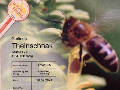 Bild 2:Mühlviertler Honig aus privater Imkerei