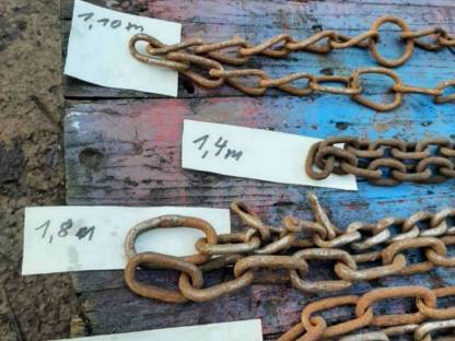 Bild 5:Verschiedene Kettenstücke