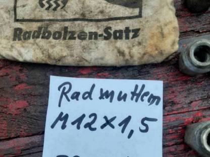 Bild 3:Lange Radmuttern M 12 x 1,5