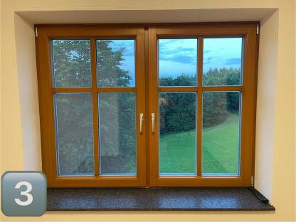 Terrassentür und Fenster Bruckner Holz-Alu