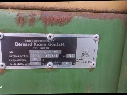 Bild 2:Krone Titan 6/48 GL Ladewagen