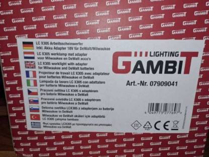 Arbeitsscheinwerfer Akku LC X305 5.000 Lumen
