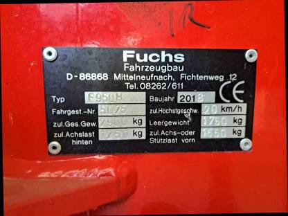 Hoftrack Fuchs 950 H