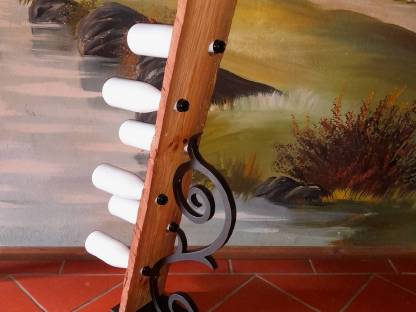 Bild 6:Flaschenständer aus Alt-Holz Flaschenhalter für 7 Flaschen