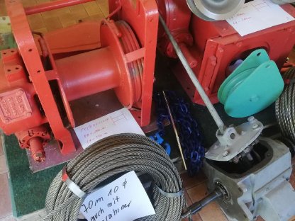 Bild 4:Forstseil, Getriebeseilwinde, Seilzubehör