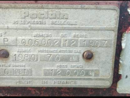 Bild 8:Bagger Poclain 60