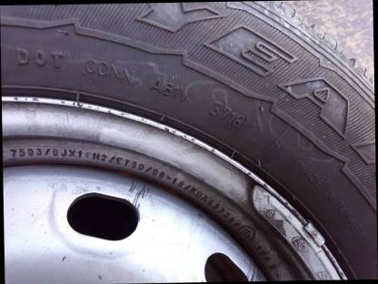 Bild 9:Renault Trafic Stahlfelgen 16 Zoll